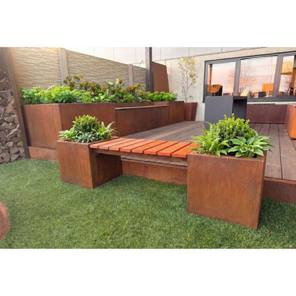 Geroba Tussa Hardhout Verbindingsbank 80×40 cm