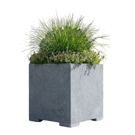 Vierkante arduinen plantenbak met bodem 50x50x52 cm - Modern