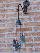 Bronzen Windgong met elfjes 30x9x9cm