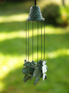 Bronzen beeld Windgong met druiven 30x9x9cm