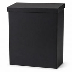 Zwarte Wandbrievenbus GB026 Bovenuitname (RAL 9005)