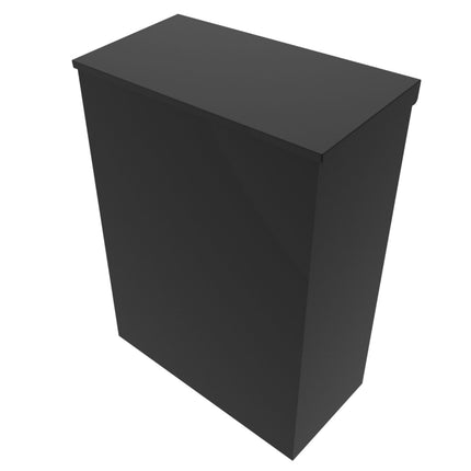 Zwarte Wandbrievenbus GB026 Bovenuitname (RAL 9005)