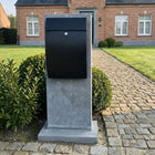 Arduinen Brievenbus van Belgische Blauwe Steen – KB004 - Doika - Brievenbus - De Witte - 5425021186826 - KB004