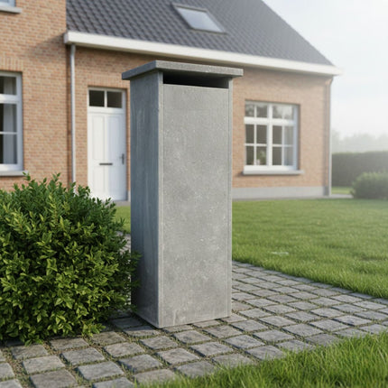 Arduinen Brievenbus van Belgische Blauwe Steen – KB007 - Doika - Brievenbus - De Witte - 5425021186741 - KB007