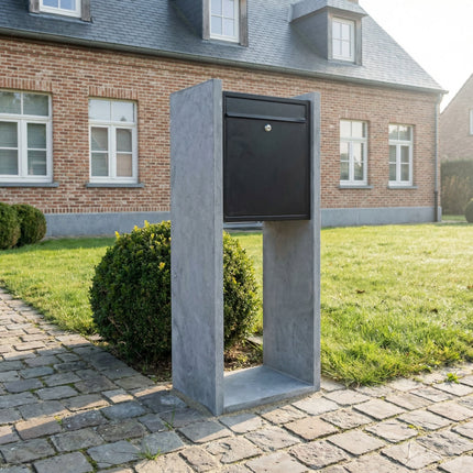 Arduinen Brievenbus van Belgische Blauwe Steen – KB011 - Doika - Brievenbus - De Witte - 5425021186796 - KB011