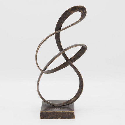 Bronzen beeld Abstract sculptuur 'Eternity' 29x14x10cm - Doika - Bronzen beeld - Doika - 5410807028445 - AN2844BR-BI