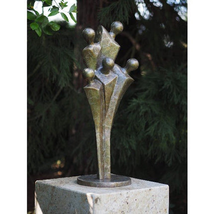 Bronzen beeld Abstracte familie 76 cm. 68x24x24cm - Doika - Bronzen beeld - Doika - 5410807004258 - AN0425BR-HP