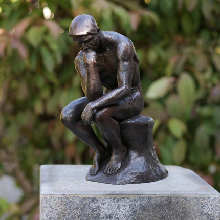 Bronzen beeld Denker van Rodin 29 cm 29x12x24cm - Doika - Bronzen beeld - Doika - 5410807013168 - AN1316BR-B