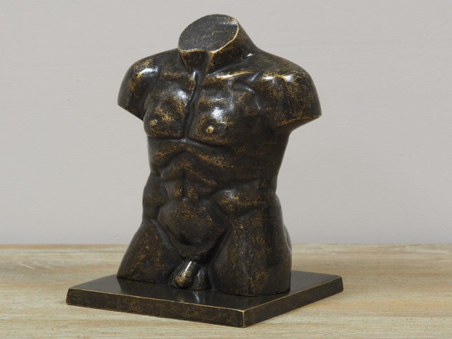 Bronzen beeld Kleine mannen torso 25x14x14cm - Doika - Bronzen beeld - Doika - 5410807035542 - AN3554BR-BI
