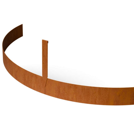 Cortenstaal Kantopsluiting 150x15cm 2mm dik - Afboording - Doika - Kantopsluiting - Geroba -  - LimitaC1