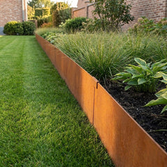 Cortenstaal Kantopsluiting 150x15cm 2mm dik - Afboording - Doika - Kantopsluiting - Geroba -  - LimitaC1