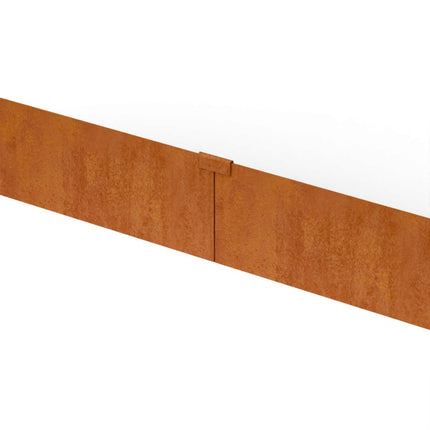 Cortenstaal Kantopsluiting 150x15cm 2mm dik - Afboording - Doika - Kantopsluiting - Geroba -  - LimitaC1