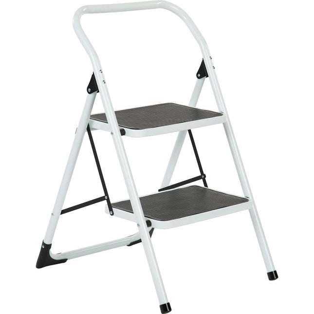 Escalo Trapladder Big Step 2 Brede Tr. - Wit - Doika - Ladders en Stellingen - Escalo - 5414045992117 - L212