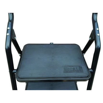 Escalo Trapladder Big Step 4 Brede Tr. - Zwart - Doika - Ladders en Stellingen - Escalo - 5414045041952 - L214N