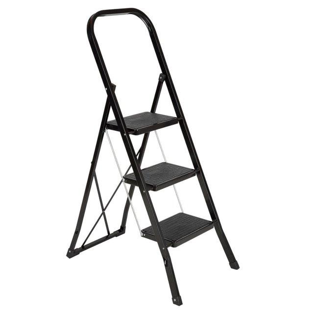 Escalo Trapladder Color Step 3TR. +Beugel Zwart - Doika - Ladders en Stellingen - Practo Home - 5414045004827 - L423HN