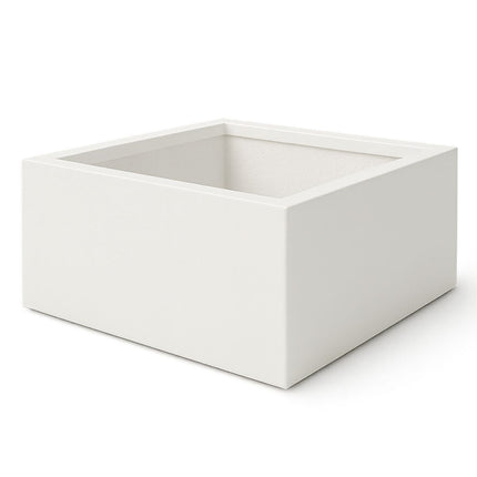 GARDRA Polyester plantenbak 100x100x40 cm - Zuiver Wit (RAL 9010) - Doika - Plantenbak - GARDRA -  - DOIKA-AP-06.3-RAL-9010