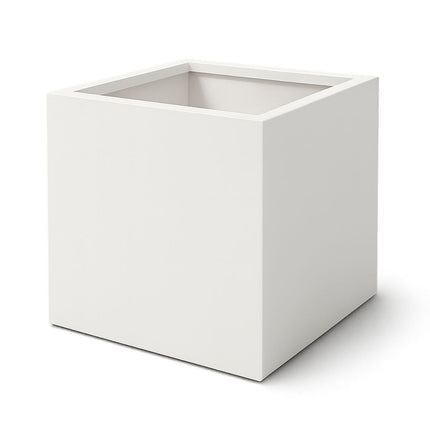 GARDRA Polyester plantenbak 100x100x80 cm - Zuiver Wit (RAL 9010) - Doika - Plantenbak - GARDRA -  - DOIKA-AP-06.1-RAL-9010