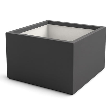 GARDRA Polyester plantenbak 120x120x60 cm - Zwartgrijs (RAL 7021) - Doika - Plantenbak - GARDRA -  - DOIKA-AP-07.3-RAL-7021