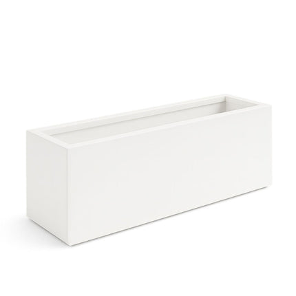 GARDRA Polyester plantenbak 120x30x40 cm - Zuiver Wit (RAL 9010) - Doika - Plantenbak - GARDRA -  - DOIKA-BP-11-RAL-9010