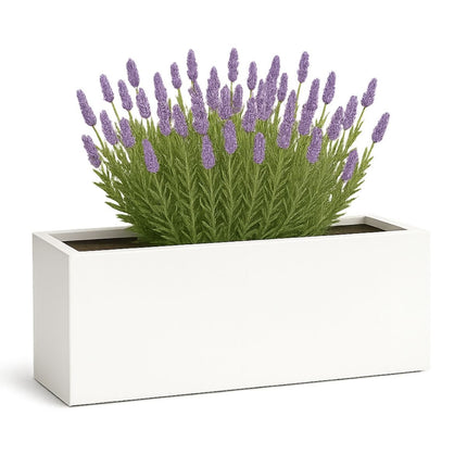 GARDRA Polyester plantenbak 120x50x40 cm - Zuiver Wit (RAL 9010) - Doika - Plantenbak - GARDRA -  - DOIKA-BP-1.1-RAL-9010