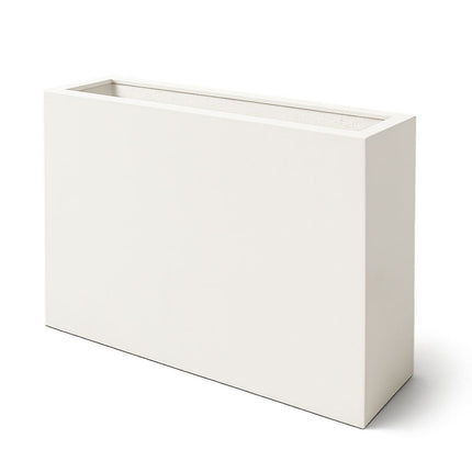 GARDRA Polyester plantenbak 130x40x120 cm - Zuiver Wit (RAL 9010) - Doika - Plantenbak - GARDRA -  - DOIKA-BP-16.1-RAL-9010
