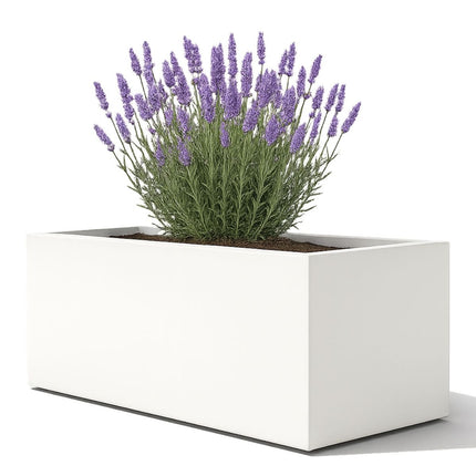 GARDRA Polyester plantenbak 137x50x50 cm - Zuiver Wit (RAL 9010) - Doika - Plantenbak - GARDRA -  - DOIKA-BP-22-RAL-9010