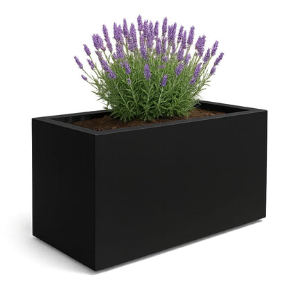 GARDRA Polyester plantenbak 150x75x85 cm - Gitzwart (RAL 9005) - Doika - Plantenbak - GARDRA -  - DOIKA-BP-18-RAL-9005