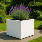 GARDRA Polyester plantenbak 160x160x100 cm - Zuiver Wit (RAL 9010) - Doika - Plantenbak - GARDRA -  - DOIKA-AP-15-RAL-9010