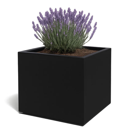 GARDRA Polyester plantenbak 160x160x160 cm - Gitzwart (RAL 9005) - Doika - Plantenbak - GARDRA -  - DOIKA-AP-17-RAL-9005