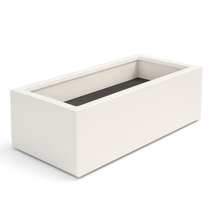 GARDRA Polyester plantenbak 180x88x32 cm - Zuiver Wit (RAL 9010) - Doika - Plantenbak - GARDRA -  - DOIKA-BP-12-RAL-9010