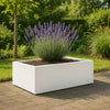 GARDRA Polyester plantenbak 180x88x32 cm - Zuiver Wit (RAL 9010) - Doika - Plantenbak - GARDRA -  - DOIKA-BP-12-RAL-9010