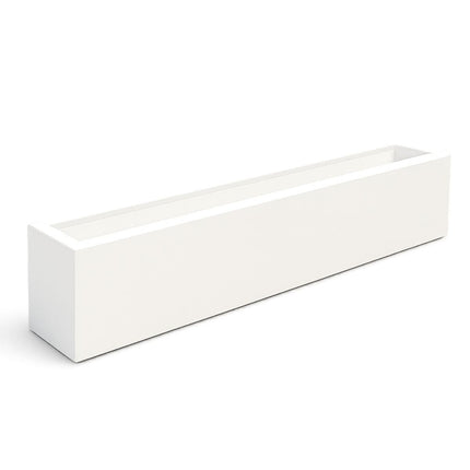 GARDRA Polyester plantenbak 208x30x20 cm - Zuiver Wit (RAL 9010) - Doika - Plantenbak - GARDRA -  - DOIKA-BP-10-RAL-9010
