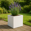 GARDRA Polyester plantenbak 40x40x40 cm - Zuiver Wit (RAL 9010) - Doika - Plantenbak - GARDRA -  - DOIKA-Ap-1-9010-RAL-9005