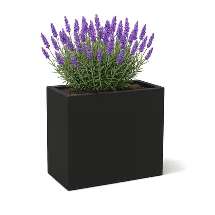 GARDRA Polyester plantenbak 70x30x67 cm - Gitzwart (RAL 9005) - Doika - Plantenbak - GARDRA -  - DOIKA-BP-29-RAL-9005