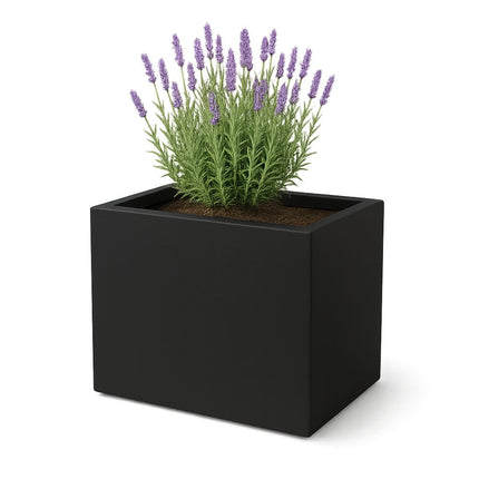 GARDRA Polyester plantenbak 70x50x60 cm - Gitzwart (RAL 9005) - Doika - Plantenbak - GARDRA -  - DOIKA-BP-17-RAL-9005