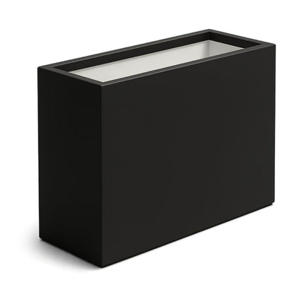 GARDRA Polyester plantenbak 90x25x80 cm - Gitzwart (RAL 9005) - Doika - Plantenbak - GARDRA -  - DOIKA-BP-05 9005