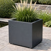 GARDRA Polyester plantenbak met wielen 60x60x60 cm - Zwartgrijs (RAL 7021) - Doika - Plantenbak - GARDRA -  - 