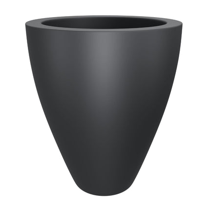 GARDRA Polyester plantenbak Ø 68x80 cm - Zwartgrijs (RAL 7021) - Doika - Plantenbak - GARDRA -  - DOIKA-DP-2 7021