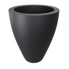GARDRA Polyester plantenbak Ø 68x80 cm - Zwartgrijs (RAL 7021) - Doika - Plantenbak - GARDRA -  - DOIKA-DP-2 7021