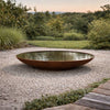 Grote ronde cortenstaal waterschaal 100x13,4 cm - Doika - Waterschaal - Geroba - 5404033114140 - AquadiC03