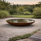 Grote ronde cortenstaal waterschaal 100x13,4 cm - Doika - Waterschaal - Geroba - 5404033114140 - AquadiC03