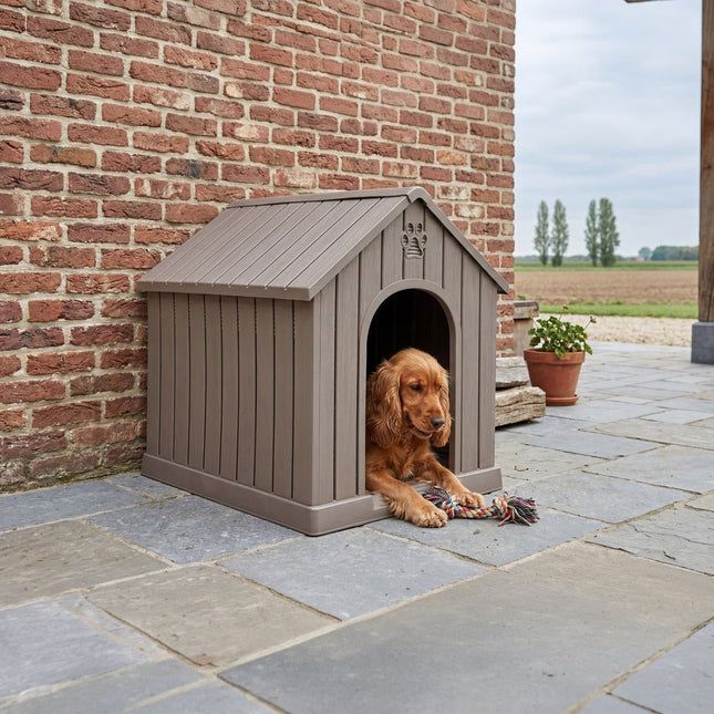 Hondenhok Cooper Taupe - Doika - Hondenhok - Practo Home - 5414045050497 - DH104T