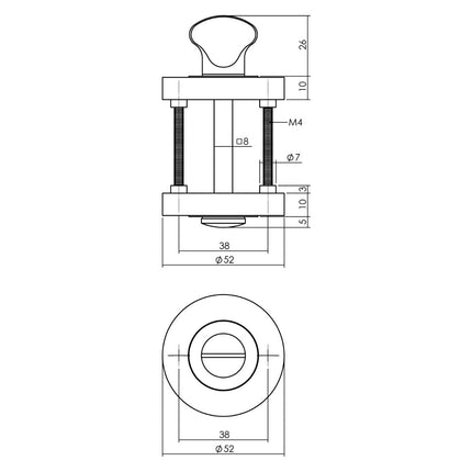 Intersteel Deurbeslag set toiletslot 63/8mm zwart met deurkruk Bastian en WC - sluiting zwart - Doika - Deurbeslag sets - Intersteel - 8714186634608 - 23,169,399