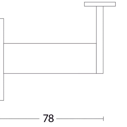 Intersteel Leuninghouder zwaar vierkant vlak rvs geborsteld - Doika - Leuninghouders - Intersteel - 8714186108055 - 35,730,011