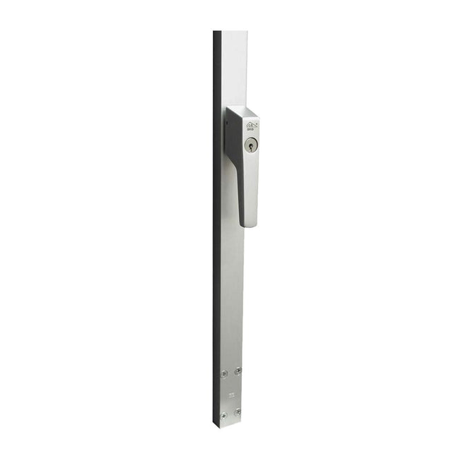 Intersteel Raamespagnolet afsluitbaar Links 1500mm met uitwisselbare cilinder aluminium - Doika - Raamespagnoletten - Intersteel - 8718419305112 - SI - 1428 - 15A - 71L