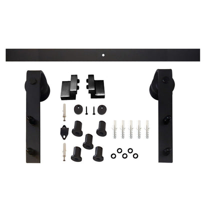 Intersteel Schuifdeursysteem Basic mat zwart - Doika - Schuifdeursystemen - Intersteel - 8714186428580 - 23,450,101