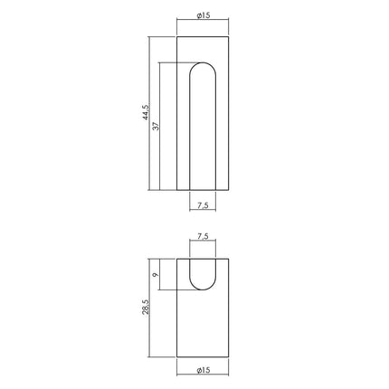 Intersteel Sierhuls rvs geborsteld - Doika - Sierhulzen - Intersteel - 8714186060254 - 35,454,020