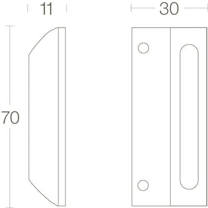 Intersteel Sluitplaat voor raamsluiting messing gelakt - Doika - Raamsluitingen - Intersteel - 8714186029565 - 13,561,500