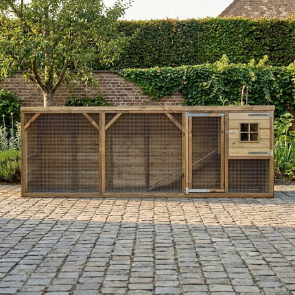 Kippenhok Adria 363 x 95 x 124 cm - Doika - Kippenhok - Glorenza - 8720569173015 - 8720569173015