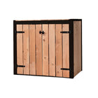 Kliko Ombouw Mia 2x240 liter 133.5x87.5x119cm Douglas Hout - Doika - Ombouw Kliko - Volente - 8720094052564 - 8720094052564